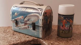 Star Trek Vintage Metal Lunch Box with Thermos (Antique 1968 Aladdin Industries) 4