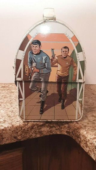 Star Trek Vintage Metal Lunch Box with Thermos (Antique 1968 Aladdin Industries) 6