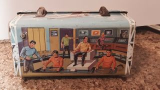 Star Trek Vintage Metal Lunch Box with Thermos (Antique 1968 Aladdin Industries) 9