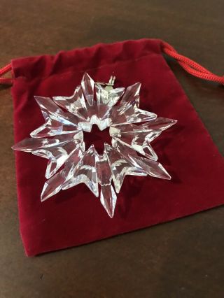2003 Swarovski Crystal,  Limited Edition Snowflake Ornament,  Retired Stunning