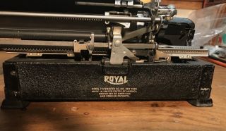 ROYAL touch Control Antique Typewriter 9