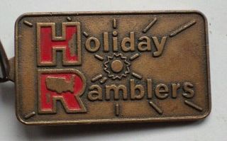 Vintage Holiday Ramblers Keychain - Exact Age N/k