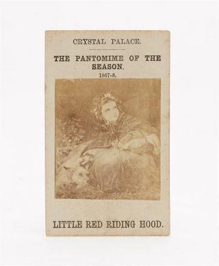 Antique Little Red Riding Hood Pantomime Photo Card 1867/68