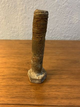World Trade Center Bolt With “A480” “M” “R” Markings.  Steel. 5