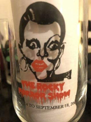 Rocky Horror Show Promo Drinking Glass Canada Stem 05 Stage West