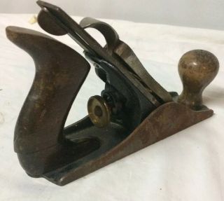 STANLEY No.  2 SWEETHEART WOOD PLANE,  SMOOTH,  VINTAGE 4