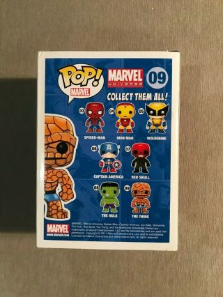 Funko Pop The Thing 09 Marvel Vaulted 3