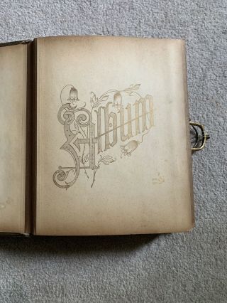 Victorian CDV & Tintype Album ALMOST FULL 3