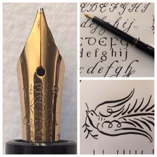Faber - Castell 663n M Fountain Pen With Flexible 14k Gold Osmia Nib - M To Bb