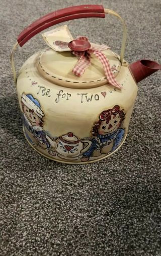 Raggedy Ann And Andy Tea Kettle