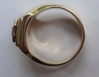 Vintage Sigma Chi 10K Gold Fraternity Ring 14gm Piece Solid Heavy 7