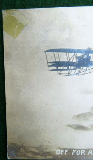 RPPC - 1909 WRIGHT BROTHERS ALEXANDRIA,  Va.  First Military Airplane Test 6