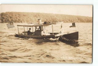 Lake Hopatcong Jersey Nj Rppc Real Photo 1904 - 20 