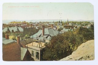Old Postcard Panorama Of Lynn From High Rock,  Ma,  1910