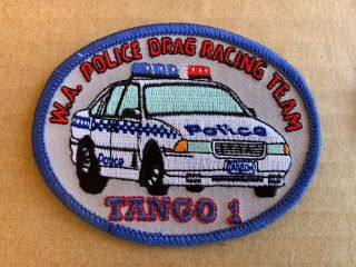 Western Australia Police Drag Racing Team Tango 1 Patch Australia Police Patch