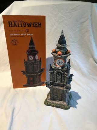 Department 56 Halloween Series Halloween Clock Tower