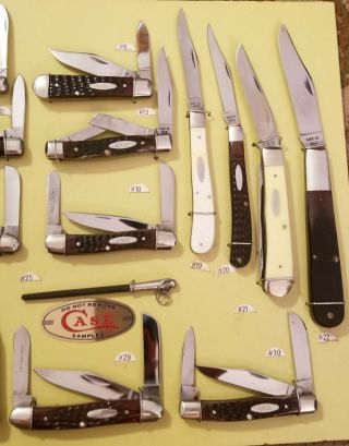 Case Store Counter Top Display 28 CASE XX Folding knives,  2 fixed 1970 1980 6