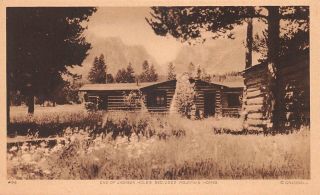 C22 - 4322,  Secluded Mt.  Home,  Jackson Hole.  Postcard.