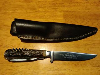 Vintage Waidffer Knife Gameskeeper Stag Handle Puma Steel 3591