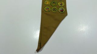 Vintage 1940s - 1950s Boy Scout Sash with 36 Merit Badges 9