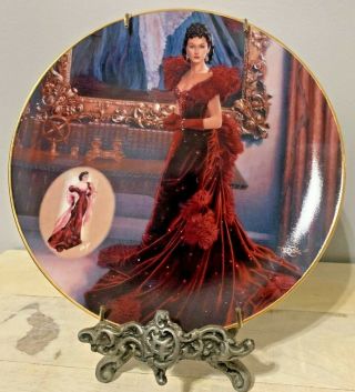 Gone With The Wind Collector Plate Costuming Legend Scarlett - 
