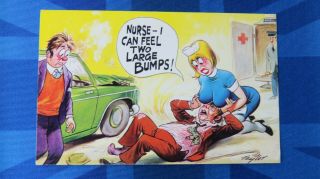 Risque Bamforth Comic Postcard 1970 