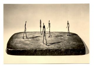 Alberto Giacometti Kunstmueum Basel Postcard Switzerland Sculpture Art