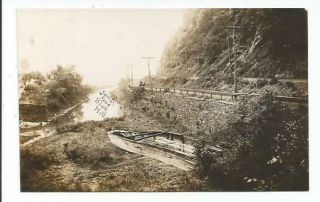 Blue Hill Canal Rppc Real Photo Postcard,  Northumberland Pa Pennsylvania County