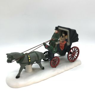 Dept 56 Heritage Village Dickens Central Park Carriage Christmas Accessory