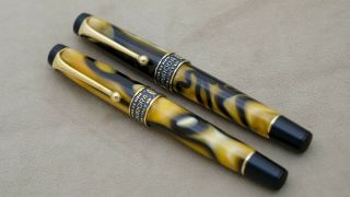 Aurora Afrika (africa) Limited Edition Fountain Pen And Ballpoint Pen Set Wow