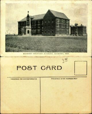 Kearney Military Academy Nebraska Ne School Postcard