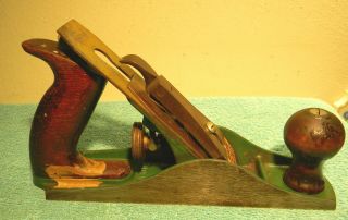 VTG.  SARGENT (HERCULES) SMOOTHING PLANE - GREEN & GOLD - NO.  1409 - COMPLETE - US PM 2