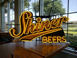 Shiner bock beer sign 2