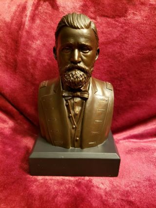 18th President And General Ulysses S.  Grant Bust Statue Sculpture Figure Quality