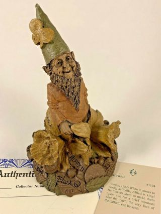 Alfred 1987 Tom Clark Signed Gnome Figurine 1194 Story 10