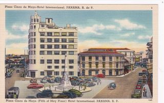 Panama,  R.  P. ,  1930 - 40s; Plaza Cinco De Mayo (fifth Of May Plaza)