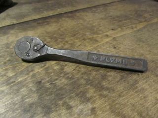 Vintage Plomb 1/4 " Drive Ratchet 4749 As Found 5 " Length
