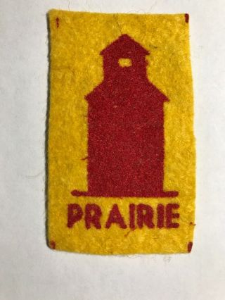 1955 World Jamboree Prairie Sub Camp Patch Felt