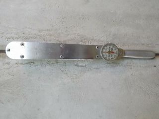 Vintage Snap On Torqometer Torque Wrench Tq - 150 0 - 150 Foot Pounds 1/2 Drive