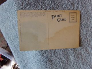 Vintage Postcard WISCONSIN,  Hotel Helland Riverview Boat Line,  Wisconsin Dells 3