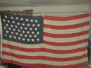 Sold1896 Antique 45 Star American Flag 77 " X 44 "