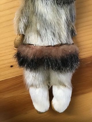 7” Antler Bone Doll Inuit Eskimo 4
