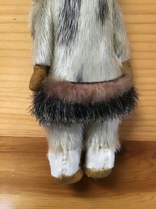 7” Antler Bone Doll Inuit Eskimo 7