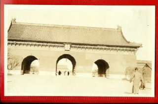 Usa Red Cross Mission To China 1917s Vintage Photo Card Rare 1294