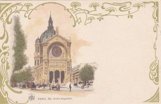 Paris,  France,  1890s ; Saint Augustin