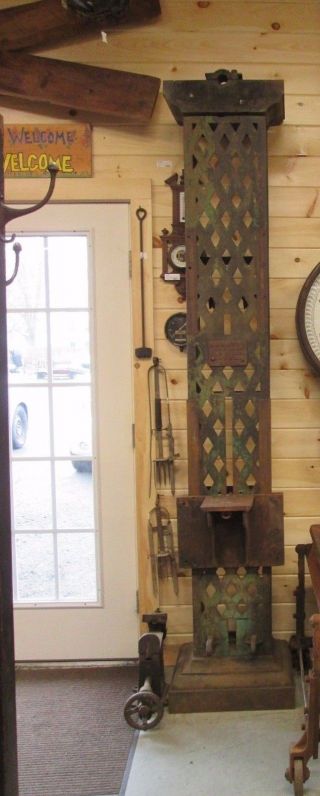 Rare Antique H.  B.  Smith Door Mortising Machine - Huge.  Killer Industrial Beauty