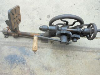 Vintage Acme Post Drill Press Antique Blacksmith Tool = Big