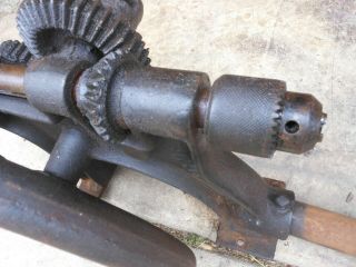 Vintage Acme post drill press antique blacksmith tool = BIG 5