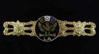 Vintage Old Foe Fraternal Order Of Eagles Ladies Auxiliary Pin