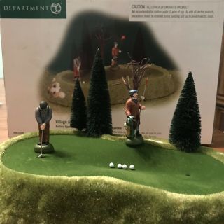 Dept 56 Village Animated Perfect Putt 52508 100 Complete